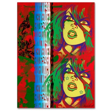 Trademark Fine Art Miguel Paredes 'Red' Canvas Art, 14x19 MP0056-C1419GG